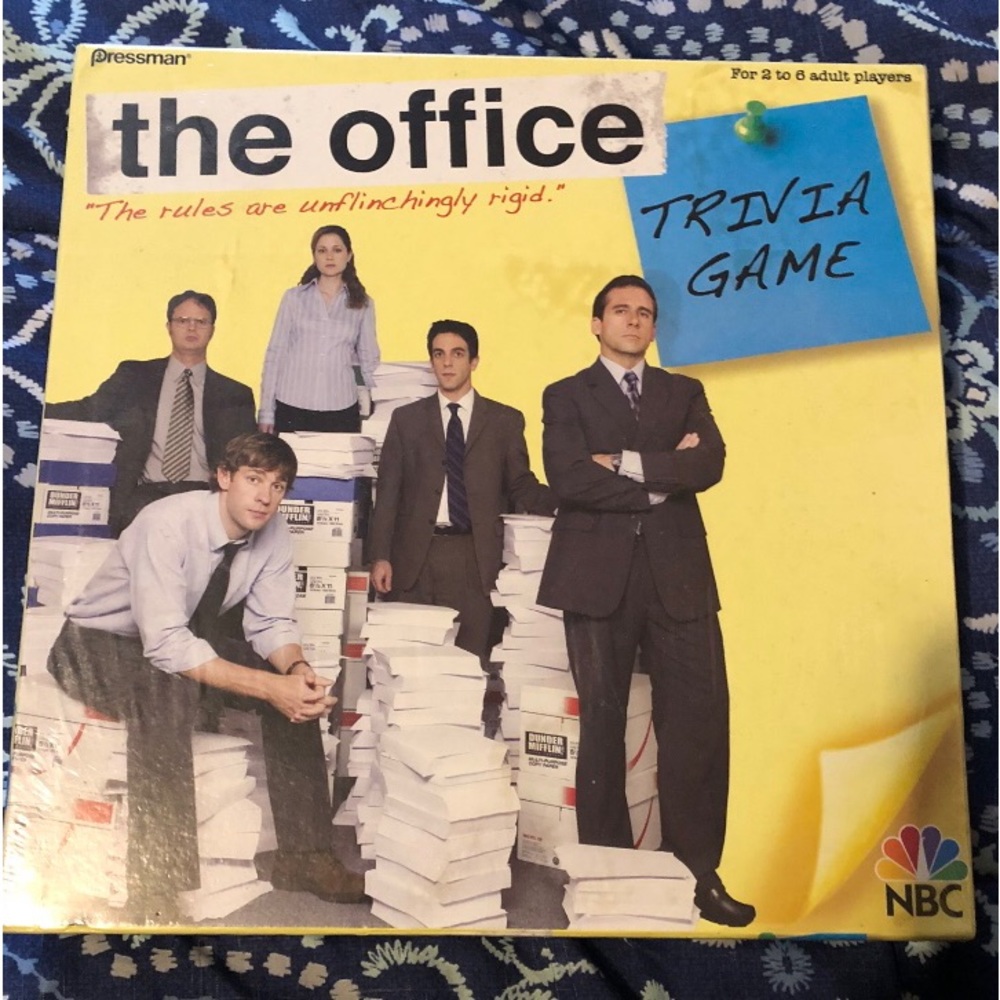 The Office Trivia Board Game.                  (from non smoking home)